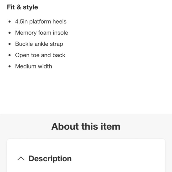 Women's Becky Platform Heels with Memory Foam Insole - A New Day™ new - Picture 5 of 5